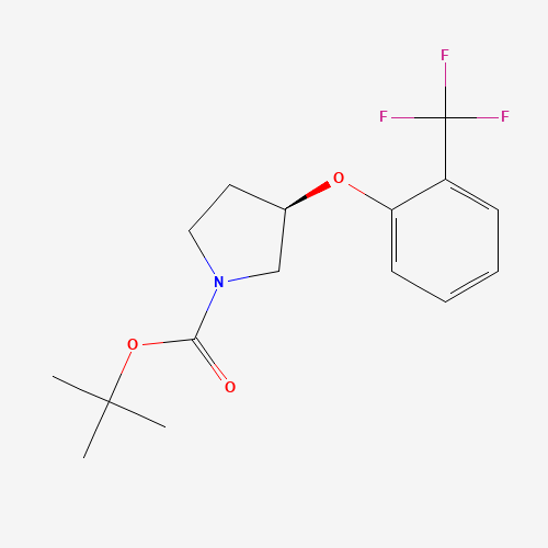 tert-butyl (3R)-3-[2-(trifluoromethyl)phenoxy]pyrrolidine-1-carboxylate (CAS: 960491-88-7) - Related Chemical Product