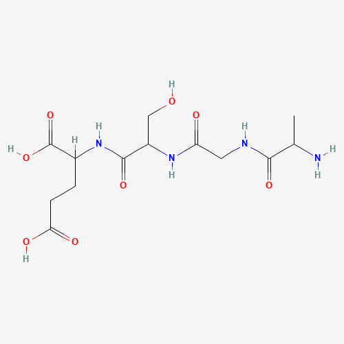 (2S)-2-[[(2S)-2-[[2-[[(2S)-2-aminopropanoyl]amino]acetyl]amino]-3-hydroxypropanoyl]amino]pentanedioic acid (CAS: 61756-28-3) - Related Chemical Product