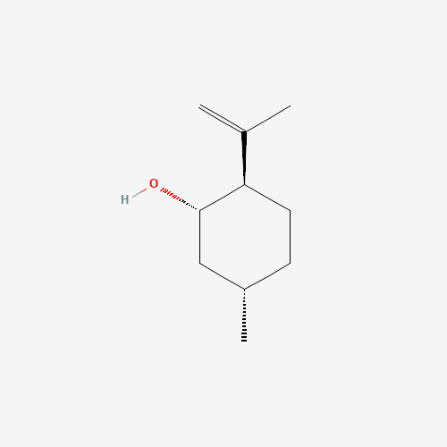 (1S,2R,5S)-5-methyl-2-prop-1-en-2-ylcyclohexan-1-ol (CAS: 104870-56-6) - Chemical Structure and Molecular Formula 