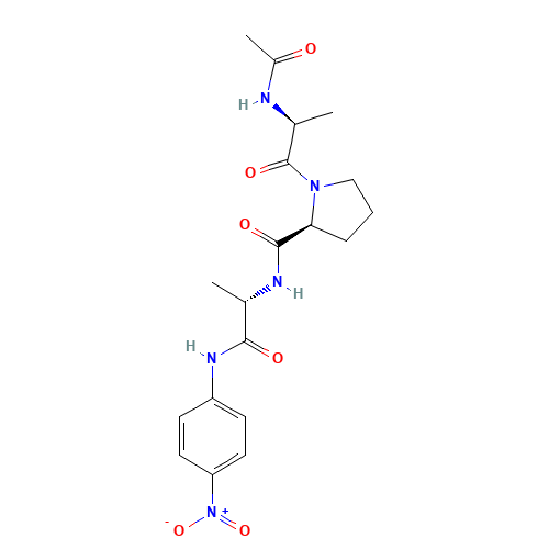 (2S)-1-[(2S)-2-acetamidopropanoyl]-N-[(2S)-1-(4-nitroanilino)-1-oxopropan-2-yl]pyrrolidine-2-carboxamide (CAS: 61596-39-2) - Related Chemical Product