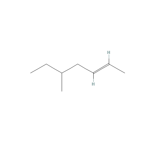(E)-5-methylhept-2-ene (CAS: 22487-87-2) - Chemical Structure and Molecular Formula 