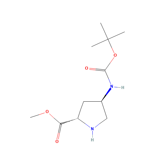 methyl (2S,4R)-4-[(2-methylpropan-2-yl)oxycarbonylamino]pyrrolidine-2-carboxylate (CAS: 473806-21-2) - Related Chemical Product
