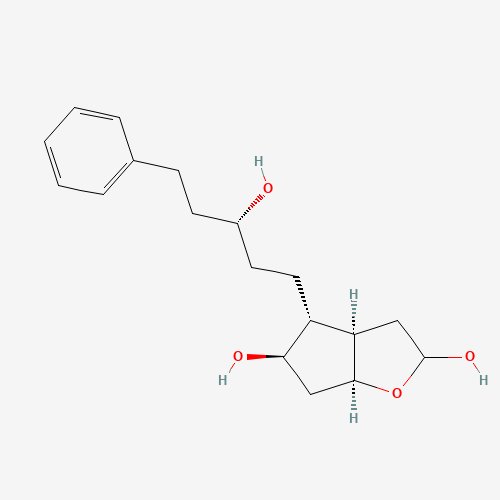 (3aR,4R,5R,6aS)-4-[(3R)-3-hydroxy-5-phenylpentyl]-3,3a,4,5,6,6a-hexahydro-2H-cyclopenta[b]furan-2,5-diol (CAS: 352276-28-9) - Related Chemical Product