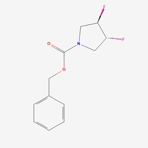 benzyl (3R,4R)-3,4-difluoropyrrolidine-1-carboxylate (CAS: 790658-58-1) - Related Chemical Product