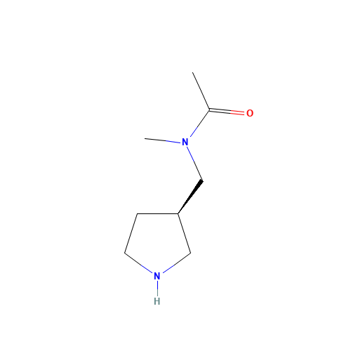N-methyl-N-[[(3R)-pyrrolidin-3-yl]methyl]acetamide (CAS: 1257315-98-2) - Related Chemical Product