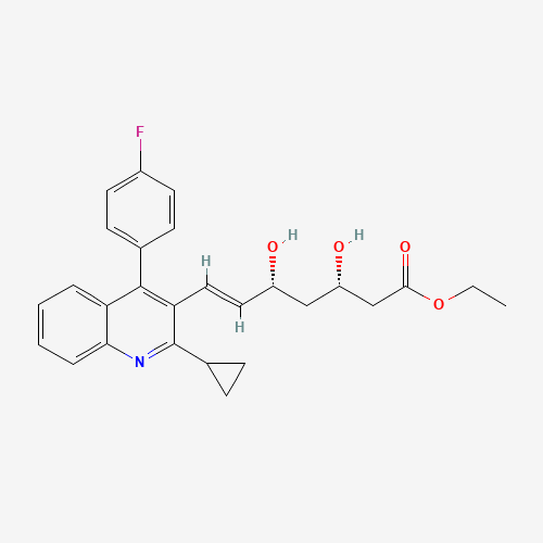 ethyl (E,3S,5R)-7-[2-cyclopropyl-4-(4-fluorophenyl)quinolin-3-yl]-3,5-dihydroxyhept-6-enoate (CAS: 172336-33-3) - Related Chemical Product