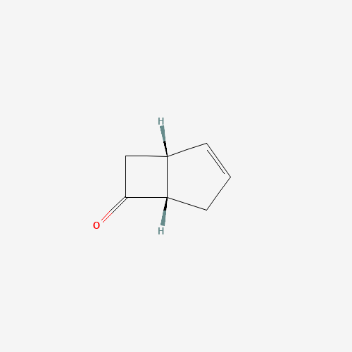 (1S,5R)-bicyclo[3.2.0]hept-3-en-7-one (CAS: 71155-05-0) - Chemical Structure and Molecular Formula 