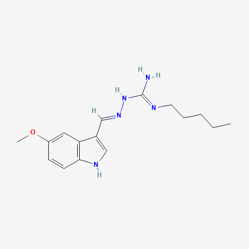 1-[[(Z)-(5-methoxyindol-3-ylidene)methyl]amino]-2-pentylguanidine (CAS: 145158-71-0) - Related Chemical Product