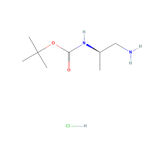 tert-butyl N-[(2R)-1-aminopropan-2-yl]carbamate;hydrochloride (CAS: 1217631-35-0) - Related Chemical Product