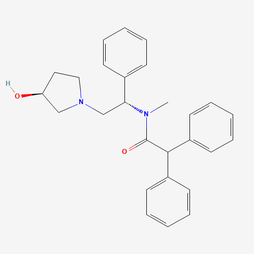 N-[(1S)-2-[(3S)-3-hydroxypyrrolidin-1-yl]-1-phenylethyl]-N-methyl-2,2-diphenylacetamide (CAS: 153205-46-0) - Related Chemical Product