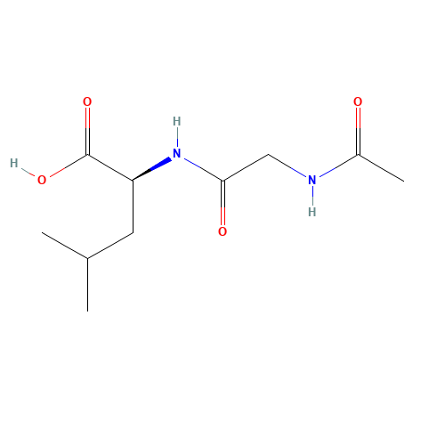 (2S)-2-[(2-acetamidoacetyl)amino]-4-methylpentanoic acid (CAS: 29852-55-9) - Related Chemical Product