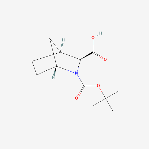 (1S,2S,4R)-3-[(2-methylpropan-2-yl)oxycarbonyl]-3-azabicyclo[2.2.1]heptane-2-carboxylic acid (CAS: 291775-59-2) - Related Chemical Product