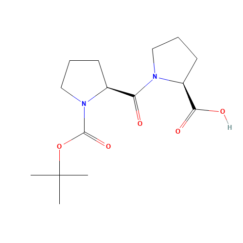 (2S)-1-[(2S)-1-[(2-methylpropan-2-yl)oxycarbonyl]pyrrolidine-2-carbonyl]pyrrolidine-2-carboxylic acid (CAS: 15401-08-8) - Related Chemical Product
