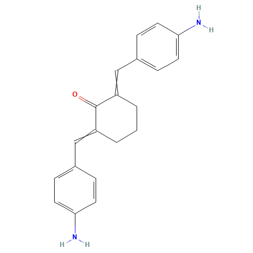 (2E,6E)-2,6-bis[(4-aminophenyl)methylidene]cyclohexan-1-one (CAS: 38102-83-9) - Related Chemical Product