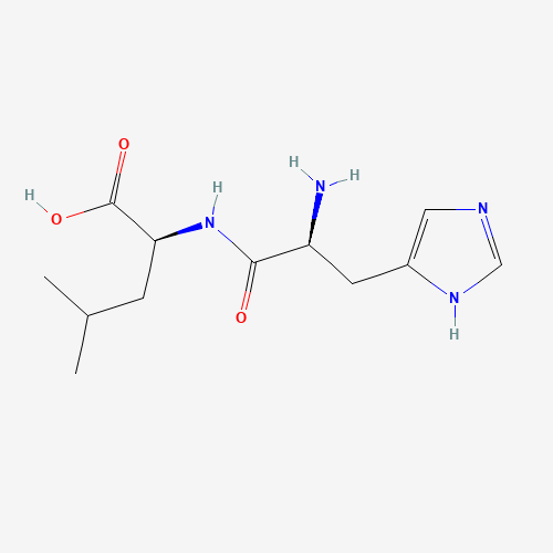 (2S)-2-[[(2S)-2-amino-3-(1H-imidazol-5-yl)propanoyl]amino]-4-methylpentanoic acid (CAS: 7763-65-7) - Related Chemical Product