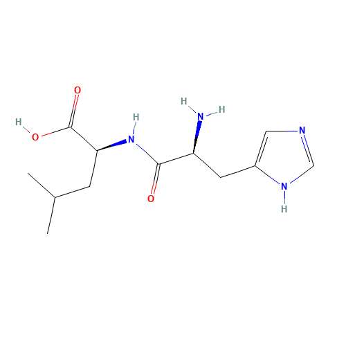 (2S)-2-[[(2S)-2-amino-3-(1H-imidazol-5-yl)propanoyl]amino]-4-methylpentanoic acid (CAS: 7763-65-7) - Related Chemical Product