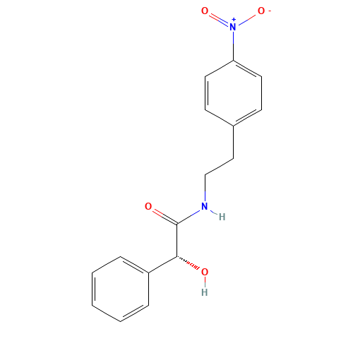(2R)-2-hydroxy-N-[2-(4-nitrophenyl)ethyl]-2-phenylacetamide (CAS: 521284-19-5) - Related Chemical Product