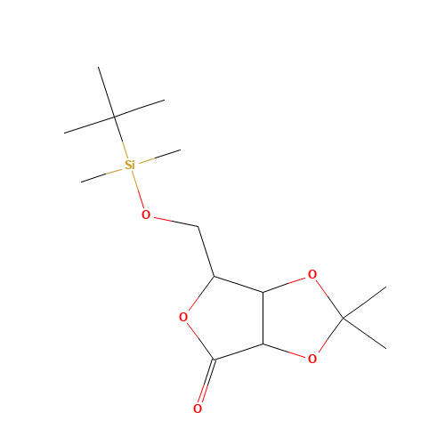 (3aR,6S,6aR)-6-[[tert-butyl(dimethyl)silyl]oxymethyl]-2,2-dimethyl-6,6a-dihydro-3aH-furo[3,4-d][1,3]dioxol-4-one (CAS: 1044813-00-4) - Related Chemical Product