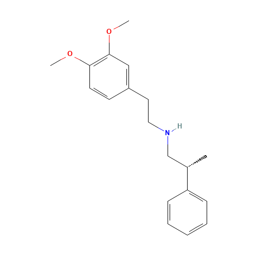 (2R)-N-[2-(3,4-dimethoxyphenyl)ethyl]-2-phenylpropan-1-amine (CAS: 522646-18-0) - Related Chemical Product
