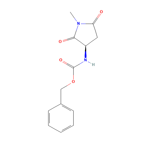 benzyl N-[(3R)-1-methyl-2,5-dioxopyrrolidin-3-yl]carbamate (CAS: 67513-63-7) - Related Chemical Product
