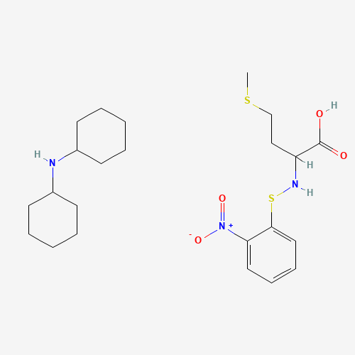 N-cyclohexylcyclohexanamine;(2S)-4-methylsulfanyl-2-[(2-nitrophenyl)sulfanylamino]butanoic acid (CAS: 7675-52-7) - Related Chemical Product
