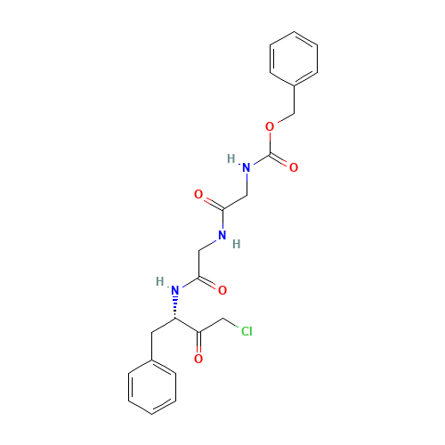 benzyl N-[2-[[2-[[(2S)-4-chloro-3-oxo-1-phenylbutan-2-yl]amino]-2-oxoethyl]amino]-2-oxoethyl]carbamate (CAS: 35172-59-9) - Related Chemical Product