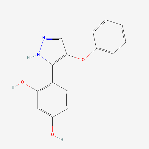 (4Z)-3-hydroxy-4-(4-phenoxy-1,2-dihydropyrazol-3-ylidene)cyclohexa-2,5-dien-1-one (CAS: 263744-90-7) - Related Chemical Product