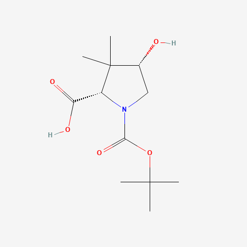 (2S,4S)-4-hydroxy-3,3-dimethyl-1-[(2-methylpropan-2-yl)oxycarbonyl]pyrrolidine-2-carboxylic acid (CAS: 174060-99-2) - Related Chemical Product