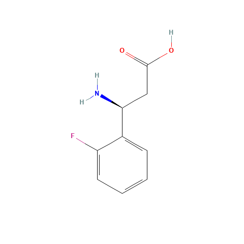 (3S)-3-amino-3-(2-fluorophenyl)propanoic acid (CAS: 151911-32-9) - Related Chemical Product