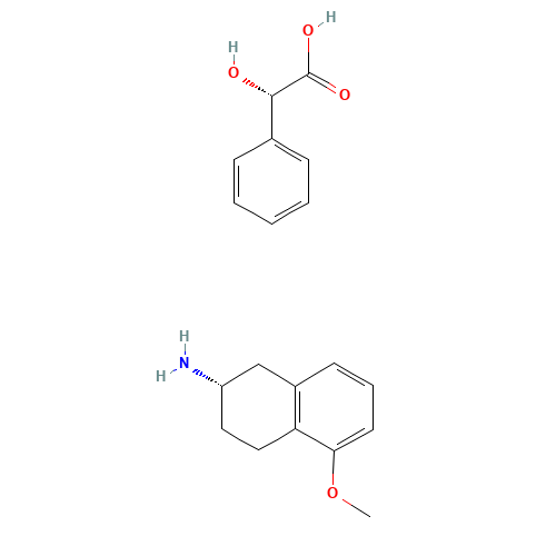 (2S)-2-hydroxy-2-phenylacetic acid;(2S)-5-methoxy-1,2,3,4-tetrahydronaphthalen-2-amine (CAS: 439133-67-2) - Related Chemical Product