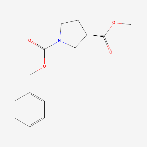 1-O-benzyl 3-O-methyl (3S)-pyrrolidine-1,3-dicarboxylate (CAS: 313706-14-8) - Related Chemical Product