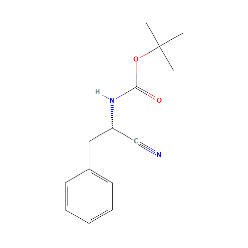 tert-butyl N-[(1S)-1-cyano-2-phenylethyl]carbamate (CAS: 99281-90-0) - Related Chemical Product