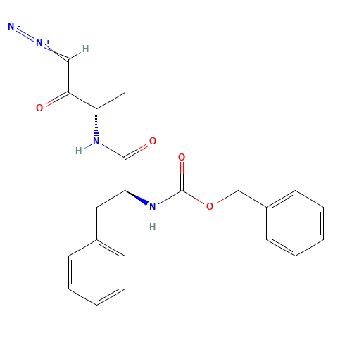 (Z,3S)-1-diazonio-3-[[(2S)-3-phenyl-2-(phenylmethoxycarbonylamino)propanoyl]amino]but-1-en-2-olate (CAS: 71732-53-1) - Related Chemical Product