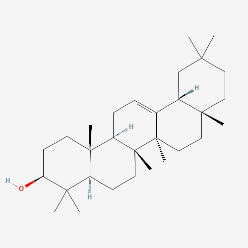 (3S,4aR,6aR,6bS,8aR,12aR,14aR,14bR)-4,4,6a,6b,8a,11,11,14b-octamethyl-1,2,3,4a,5,6,7,8,9,10,12,12a,14,14a-tetradecahydropicen-3-ol (CAS: 559-70-6) - Related Chemical Product