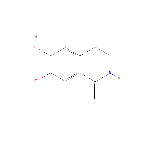 (1S)-7-methoxy-1-methyl-1,2,3,4-tetrahydroisoquinolin-6-ol (CAS: 89-31-6) - Related Chemical Product