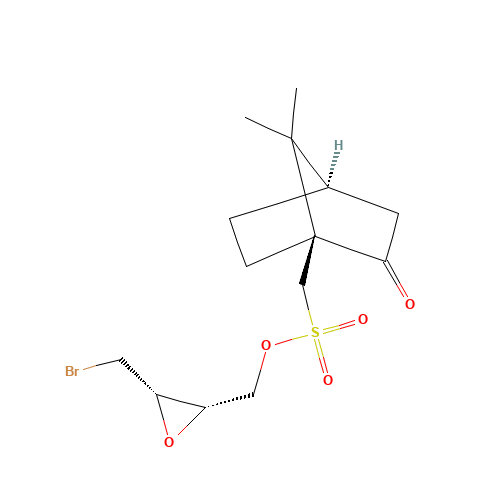 [(2S,3S)-3-(bromomethyl)oxiran-2-yl]methyl [(1R,4S)-7,7-dimethyl-3-oxo-4-bicyclo[2.2.1]heptanyl]methanesulfonate (CAS: 343338-27-2) - Related Chemical Product