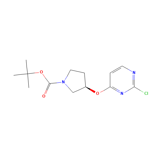 tert-butyl (3R)-3-(2-chloropyrimidin-4-yl)oxypyrrolidine-1-carboxylate (CAS: 1264036-68-1) - Related Chemical Product