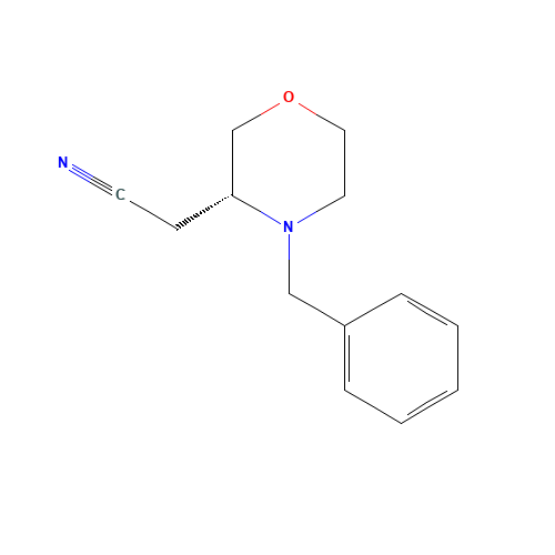 2-[(3R)-4-benzylmorpholin-3-yl]acetonitrile (CAS: 917572-29-3) - Related Chemical Product