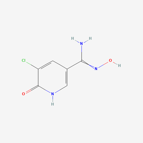 (5E)-5-[amino-(hydroxyamino)methylidene]-3-chloropyridin-2-one (CAS: 1243560-71-5) - Related Chemical Product