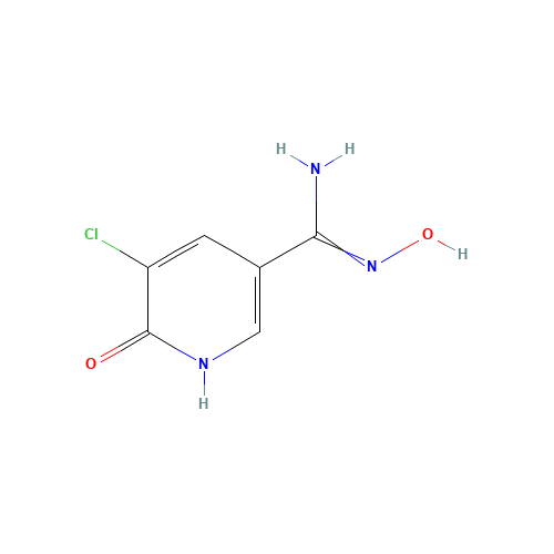 (5E)-5-[amino-(hydroxyamino)methylidene]-3-chloropyridin-2-one (CAS: 1243560-71-5) - Related Chemical Product