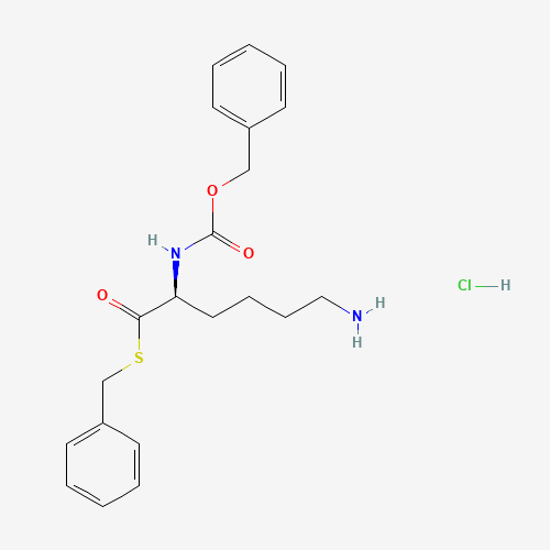 S-benzyl (2S)-6-amino-2-(phenylmethoxycarbonylamino)hexanethioate;hydrochloride (CAS: 69861-89-8) - Related Chemical Product