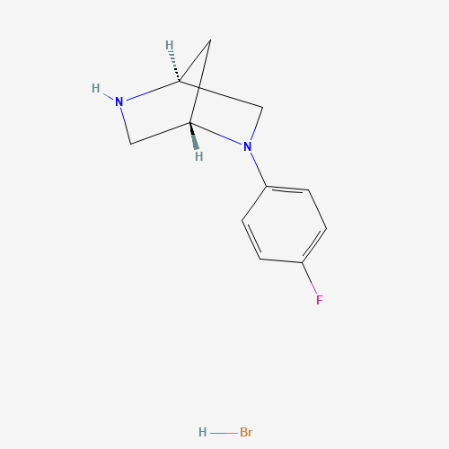(1S,4S)-2-(4-fluorophenyl)-2,5-diazabicyclo[2.2.1]heptane;hydrobromide (CAS: 308103-49-3) - Related Chemical Product