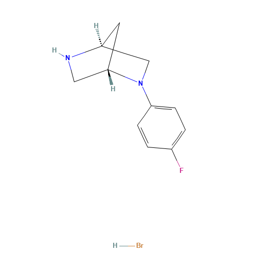 (1S,4S)-2-(4-fluorophenyl)-2,5-diazabicyclo[2.2.1]heptane;hydrobromide (CAS: 308103-49-3) - Related Chemical Product