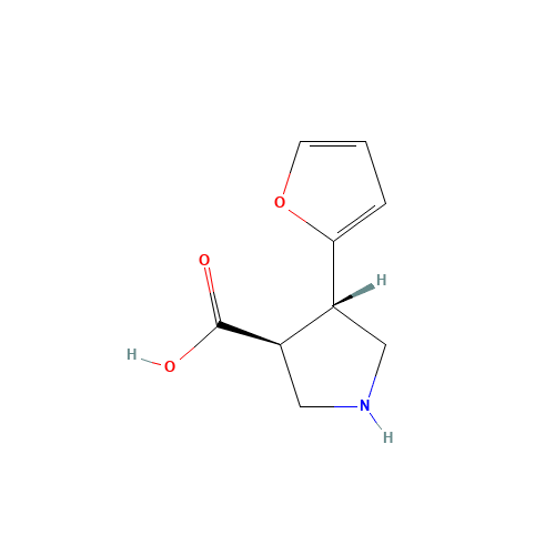 (3S,4S)-4-(furan-2-yl)pyrrolidine-3-carboxylic acid (CAS: 959579-57-8) - Related Chemical Product