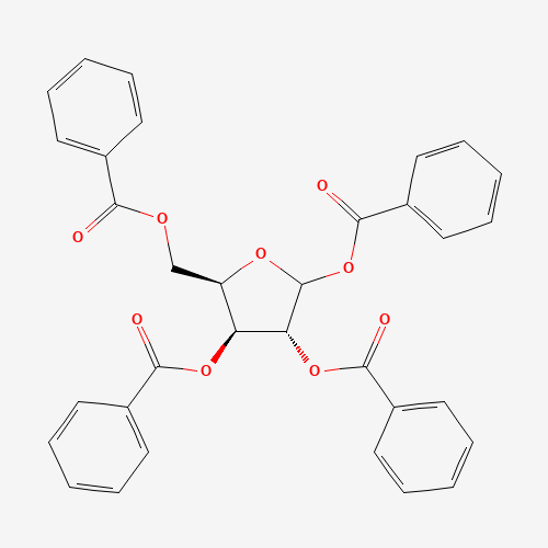 [(2R,3S,4R)-3,4,5-tribenzoyloxyoxolan-2-yl]methyl benzoate (CAS: 5432-87-1) - Related Chemical Product