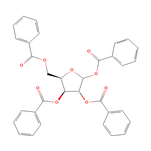 [(2R,3S,4R)-3,4,5-tribenzoyloxyoxolan-2-yl]methyl benzoate (CAS: 5432-87-1) - Related Chemical Product