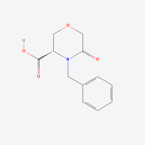 (3S)-4-benzyl-5-oxomorpholine-3-carboxylic acid (CAS: 106973-37-9) - Related Chemical Product