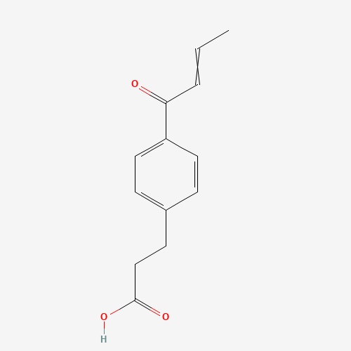 3-[4-[(E)-but-2-enoyl]phenyl]propanoic acid (CAS: 1081531-75-0) - Related Chemical Product