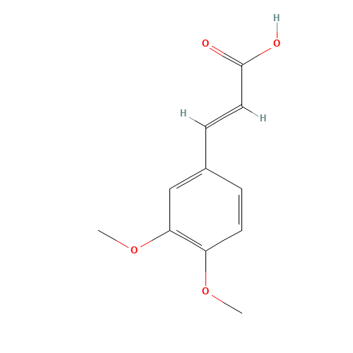 (E)-3-(3,4-dimethoxyphenyl)prop-2-enoic acid (CAS: 14737-89-4) - Related Chemical Product