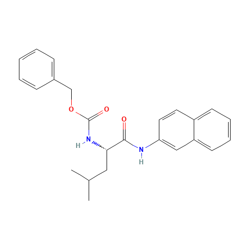 benzyl N-[(2S)-4-methyl-1-(naphthalen-2-ylamino)-1-oxopentan-2-yl]carbamate (CAS: 20998-86-1) - Related Chemical Product